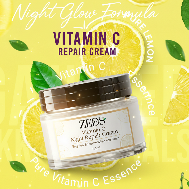 Vitamin C Night Repair Cream – Brighten & Renew While You Sleep (50ml)